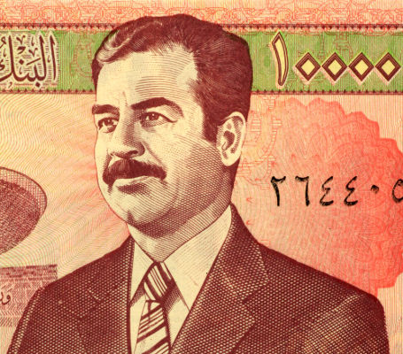 Saddam Hussein, governante do Iraque durante a Guerra do Golfo.